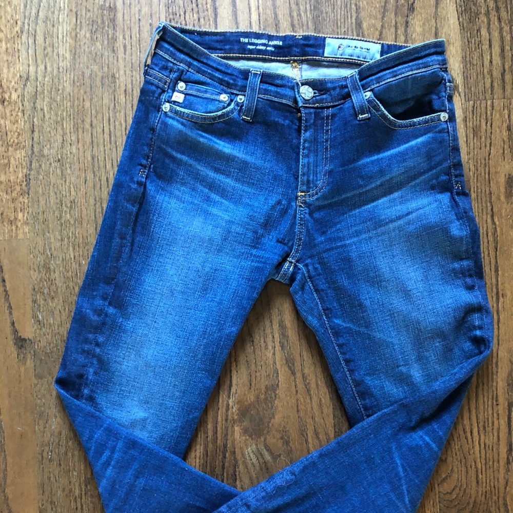 AG skinny ankle jeans - no rips